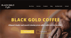 Desktop Screenshot of blackgoldcoffee.com